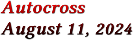 Autocross August 11, 2024